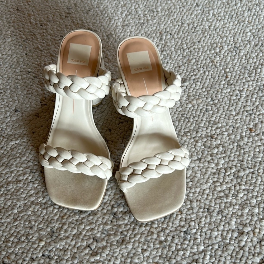 Dolce Vita braided strap heel, size 8.5